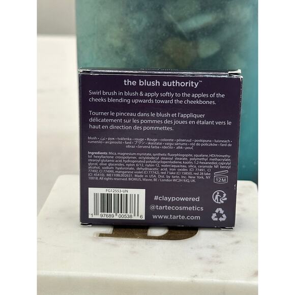 Tarte Amazonian Clay 12-Hour Blush 3.6 g/0.12 oz - White Peach - Picture 3 of 5